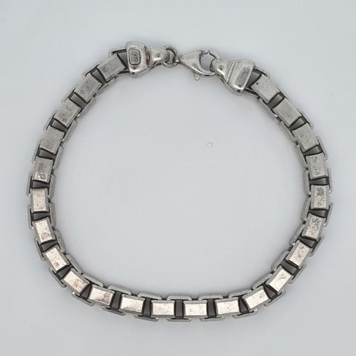 Solid Silver 925 Bracelet used, 56g weight, 23cm length