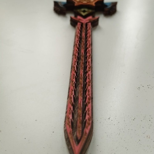 Wooden decorative sword, 10cm, custom order