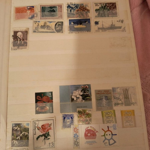 Stamps used from various countries