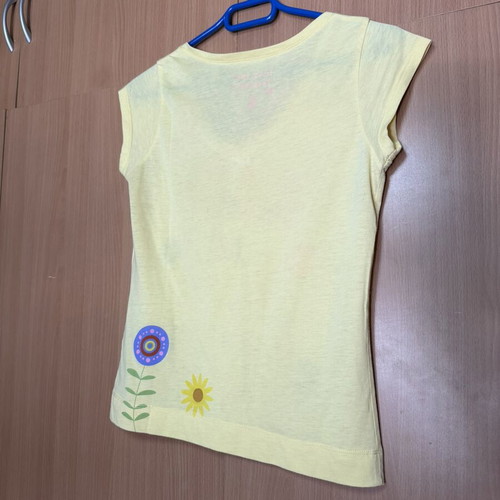 Oysho summer pajama top used, colorful yellow, size S