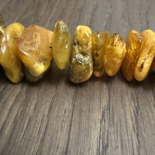 Baltic Amber Necklace used, honey butterscotch and cognac colors