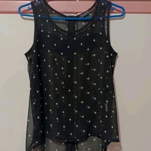 Lipsy black shirt blouse size M like new