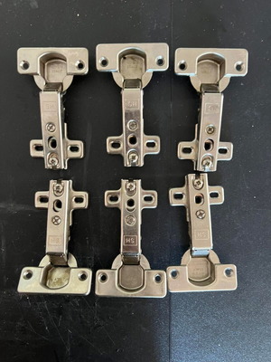 SH Italy Hinges Set of 6 like new for Kitchen Cabinets and Furniture