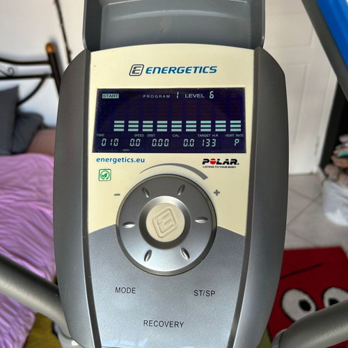 Energetics XT 740T elliptical machine used, max user weight 140 kg