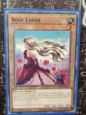 Rose Lover card like new with Ultra Pro protective sleeve