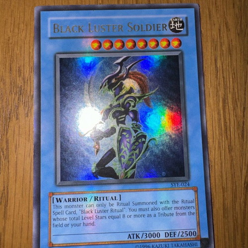 Yugioh Card BlackLuster Soldier like new SYE