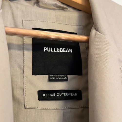 Trench coat Pull & Bear new, beige, size S