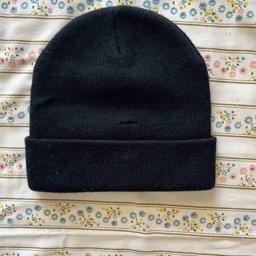Zara knit cap used, size S, black and white