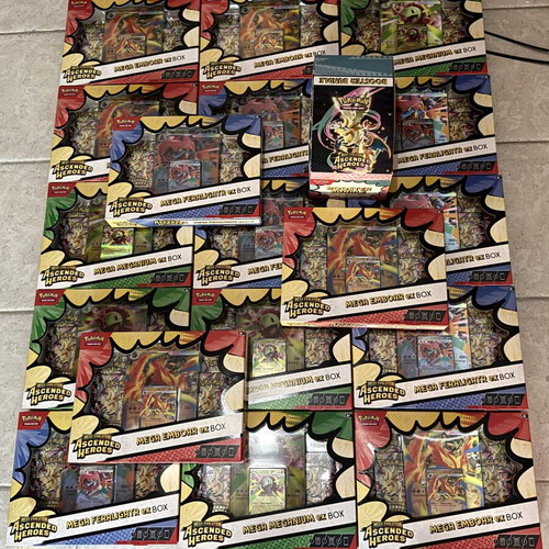 Pokémon TCG Ascended Heroes EX boxes