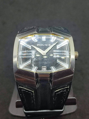 Police 10971J ρολόι μεταχειρισμένο, ατσάλινο, ανδρικό, μαύρο και ασημί