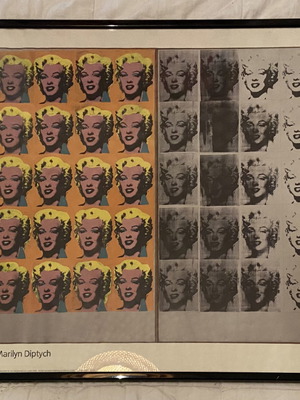 Κάδρο Andy Warhol Marilyn Monroe Diptych μεταχειρισμένο 84x64 από Tate Modern