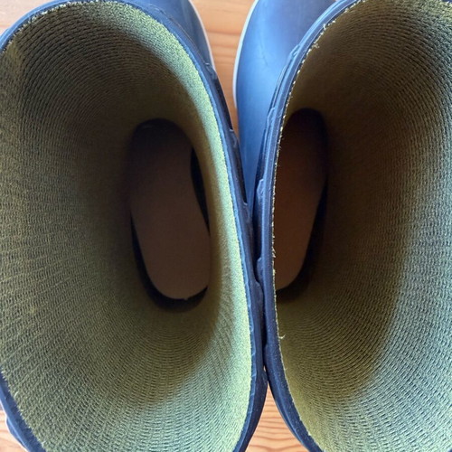 Children's rain boots used, size 35-36, blue