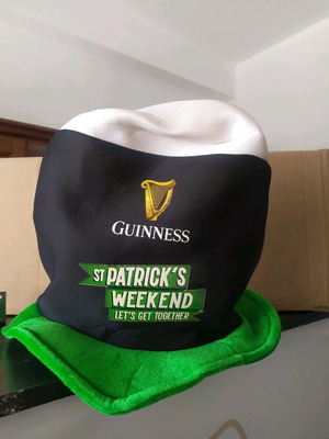 Guinness Beer Hat for Saint Patrick's Weekend