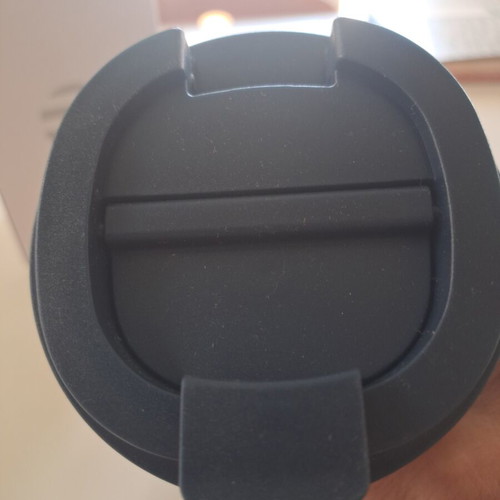 Thermos cup new, black, 15cm with box