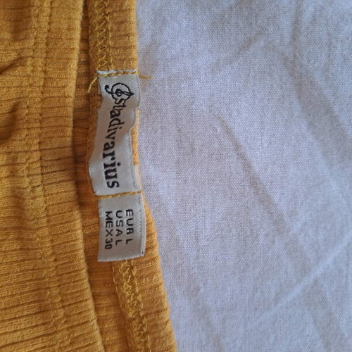 Stradivarius orange blouse used, size L