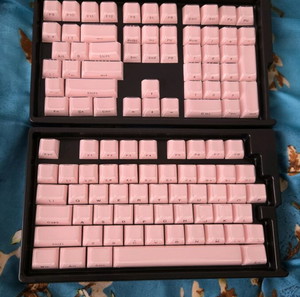 Розови желе капачки за клавиатура Cherry MX 61 68 104