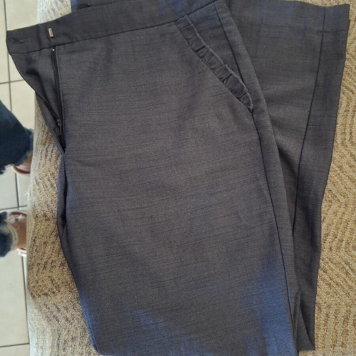 Zara pants navy summer fabric size L like new