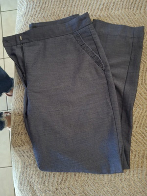 Zara pants navy summer fabric size L like new