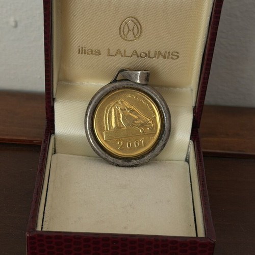 LALAoUNIS 2001 pendant like new, gold and silver