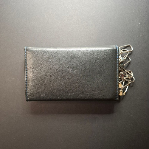 Luxus leather key wallet new, black