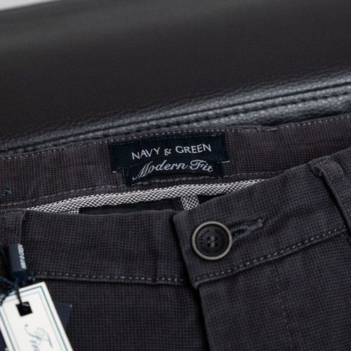 Navy & Green Chino Trousers charcoal grey size M like new