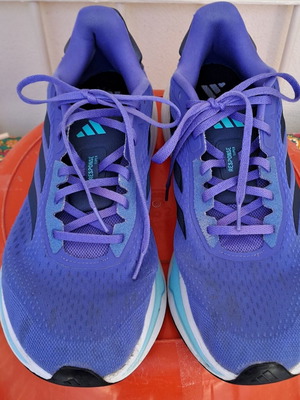 Αθλητικά παπούτσια Adidas μέγεθος 46 μεταχειρισμένα, μωβ