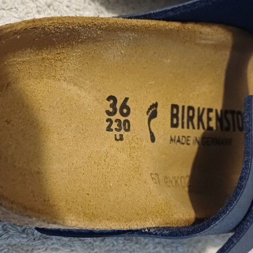 Birkenstock Arizona sandals, navy blue, size 36, narrow fit