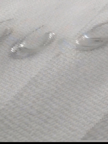 σκουλαρίκια stainless steel με διπλό κύκλο