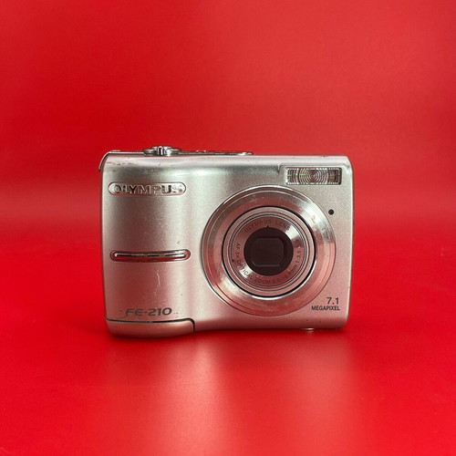 Olympus FE-210 digital camera used, 7.1 MP, 3x optical zoom
