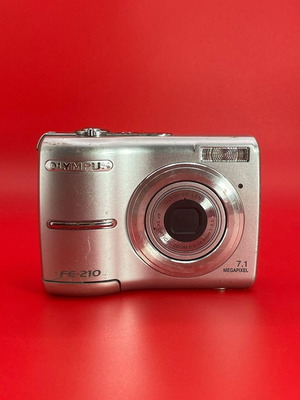 Olympus FE-210 digital camera used, 7.1 MP, 3x optical zoom