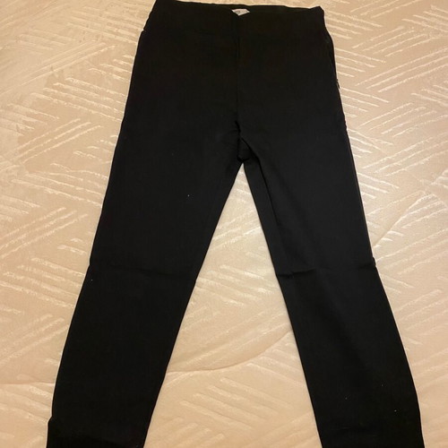 Mango black straight-leg pants like new