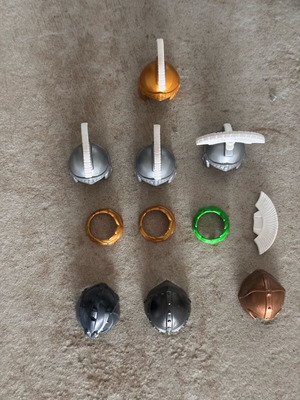 Playmobil helmets hats royal crowns like new
