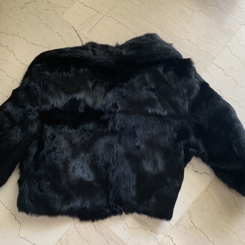 Bolero fur new, very soft, black, size XL