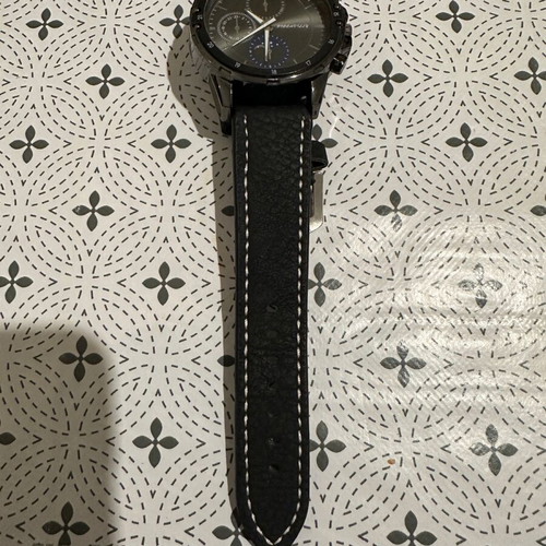 Men's black wristwatch like new
