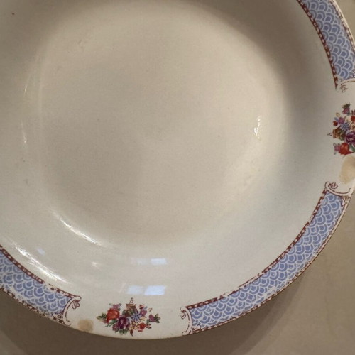 Candia porcelain deep plates used, pack of 6