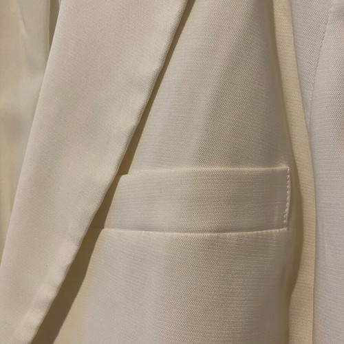 Stradivarius jacket new L white with Sisley pants gift