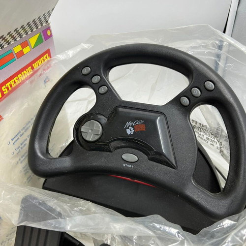 Mad Catz Analog Steering Wheel and Pedals used for Playstation 1