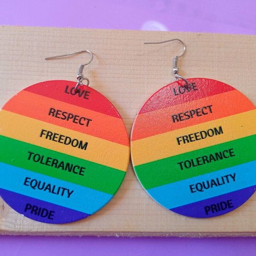 Pride earrings