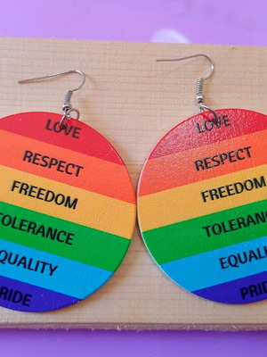 Pride earrings