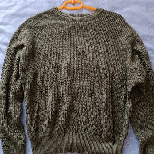 Pull & Bear pullover like new, green, size M