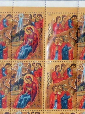 Christmas Stamps new, sheets 1972-1984