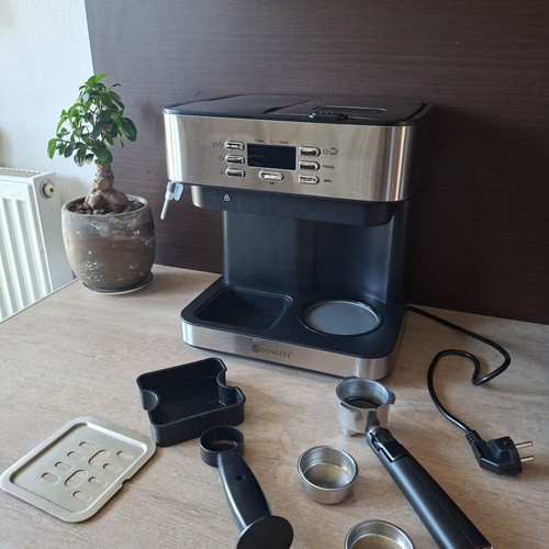 Dosette Coffee Maker used, makes French coffee, espresso, and milk froth