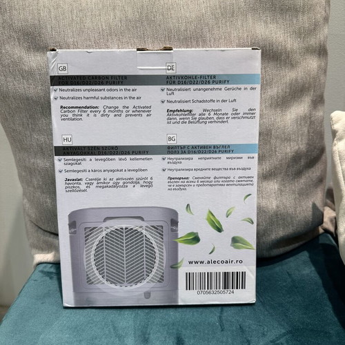 AlecoAir Activated Carbon Filter for D16/D22/D26 Purify Like New