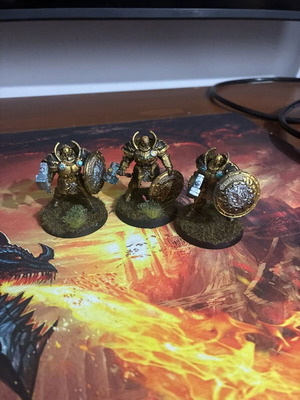 Stormcast Eternals Annihilators figures hand-painted used set