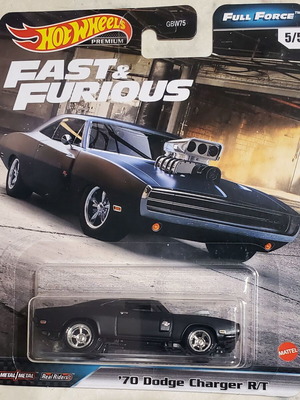 Hot Wheels Premium '70 Dodge Charger R/T μεταλλικό αυτοκινητάκι, Σφραγισμένο