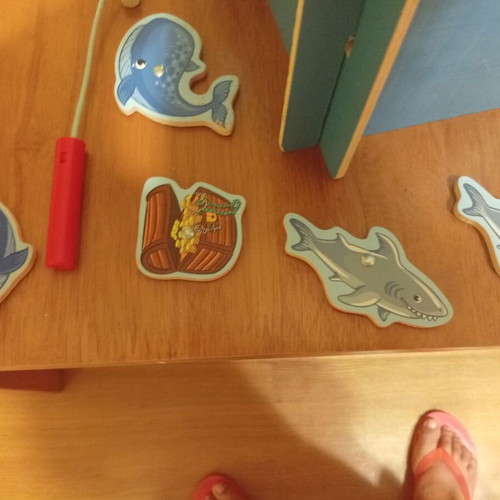 Wooden fishing game Lidl used, ages 2-5