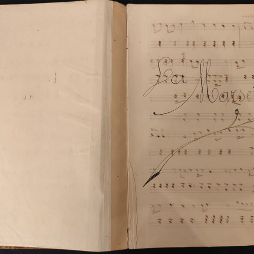 Old Sheet Music Notebook handwritten, used, 1950s-60s