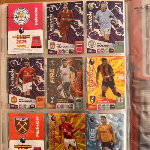 Panini Adrenalyn XL Premier League 2025 official collector's album like new
