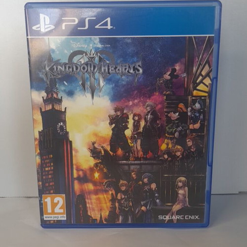 Kingdom Hearts III PS4 like new, English edition, scratch-free
