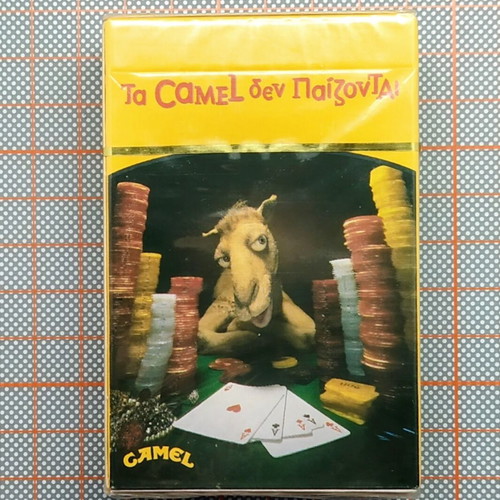 Collectible sealed Camel playing cards new